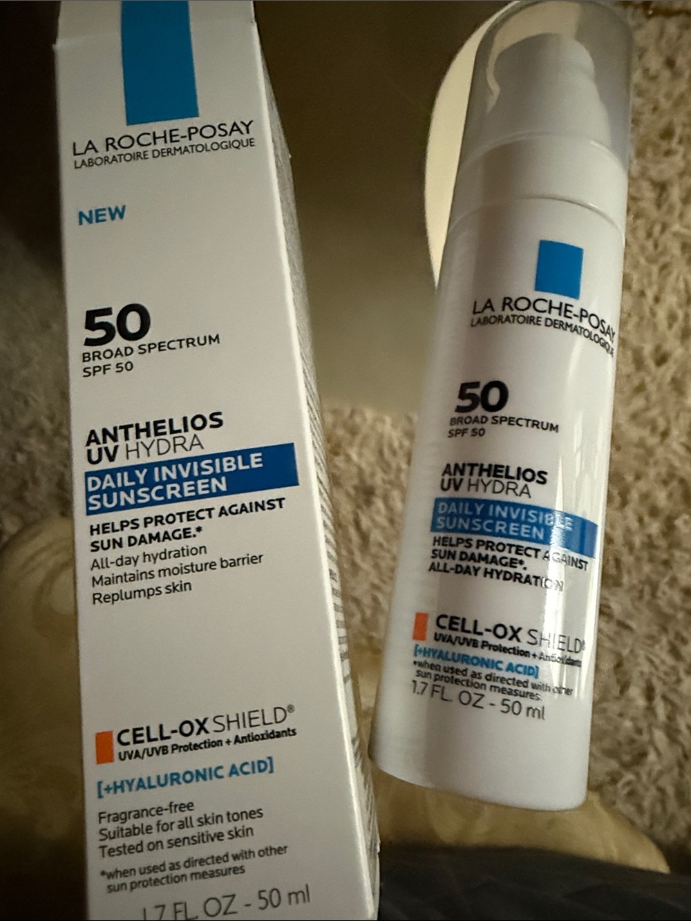 La Roche Posay Anthelios 50 UV Hydra Sunscreen, 1.7 OZ